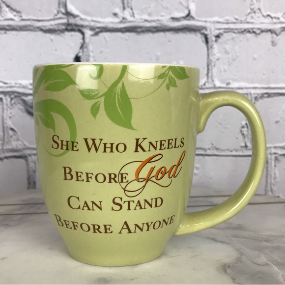 African American Expressions Women’s Christianity Olive Ceramic Coffee Mug & Cup - Picture 1 of 7
